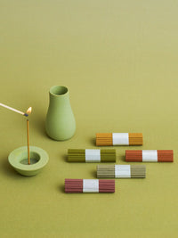Colorful short incense mushroom gift box by YRGD with vibrant, decorative packaging for aromatic incense sticks.