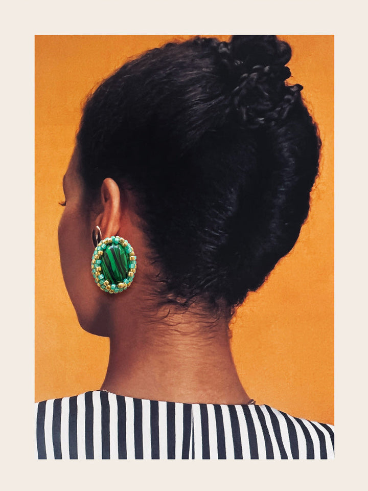 Magic Stone Beaded Earrings - TRLab Shop