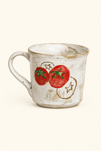 Tomato Garden Kneaded Stoneware Mug