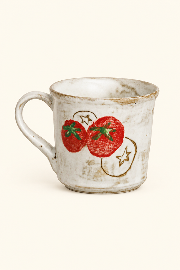 Tomato Garden Kneaded Stoneware Mug