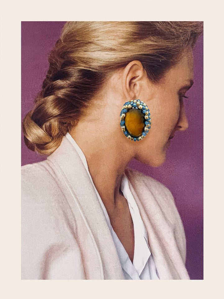Magic Stone Beaded Earrings - TRLab Shop