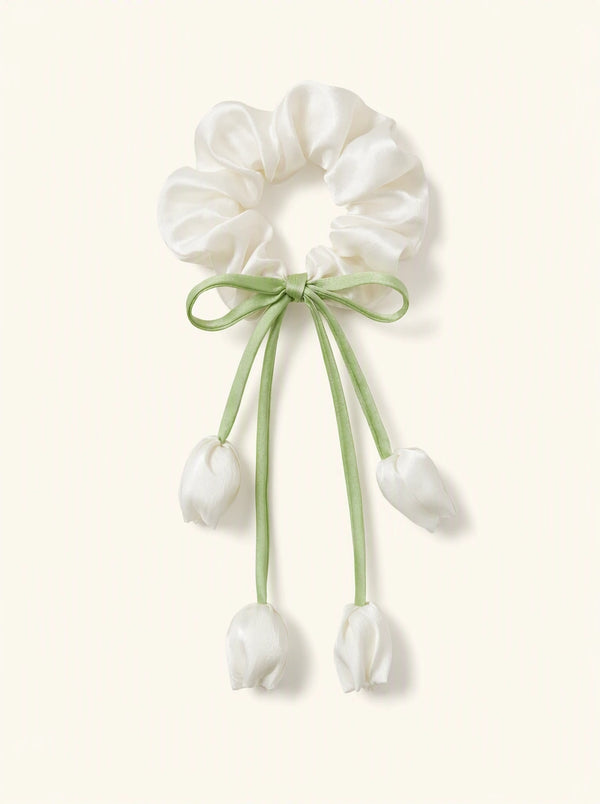 Wavy Hem Tulip Scrunchie