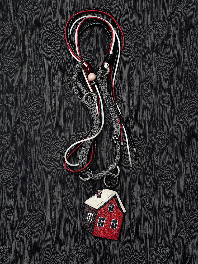 Puppy & Red House Phone Strap - TRLab Shop
