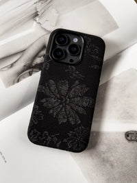 TRLab Shop lace floral texture phone case with intricate floral pattern and delicate lace design for a stylish look.