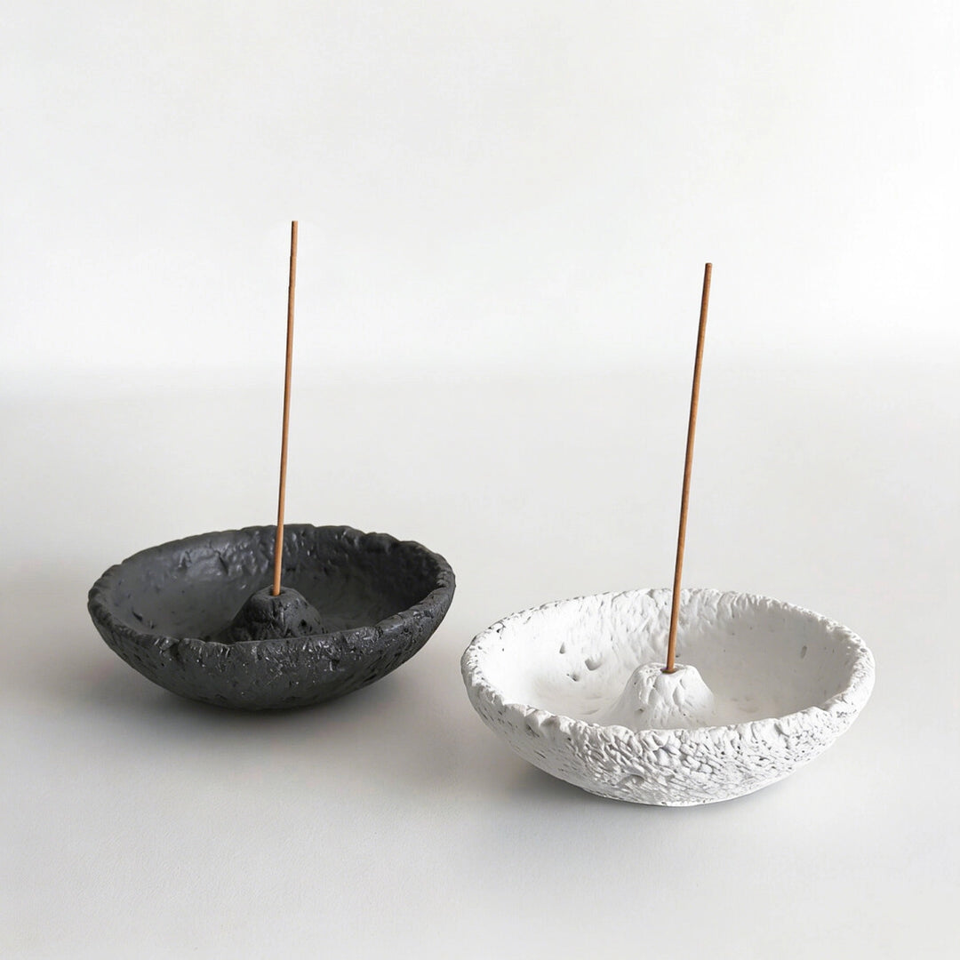 Volcanic Moon Cement Incense Holder - TRLab Shop