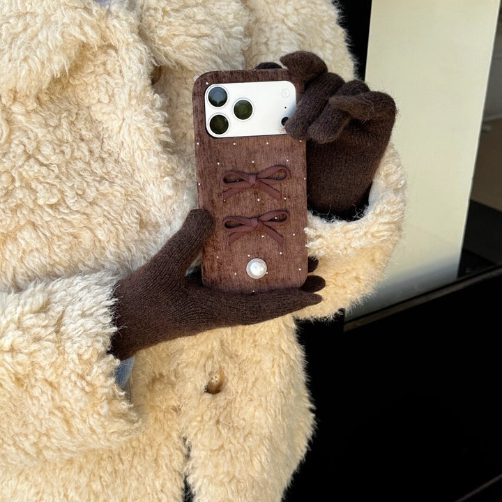 Velvet Bow Phone Case - TRLab Shop