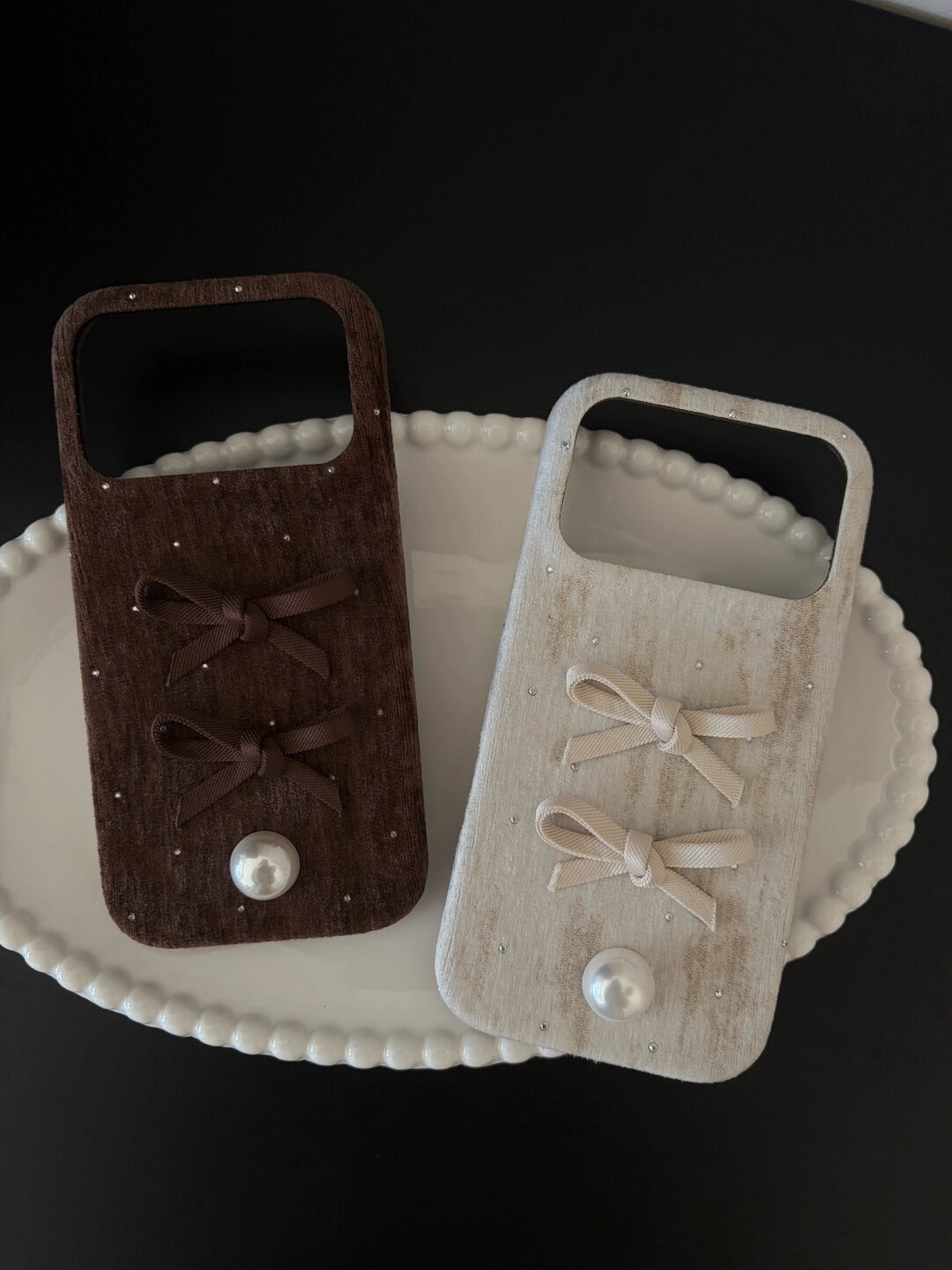 Velvet Bow Phone Case - TRLab Shop