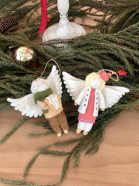 Felted Book-Bound Angel Charm - TRLab Shop
