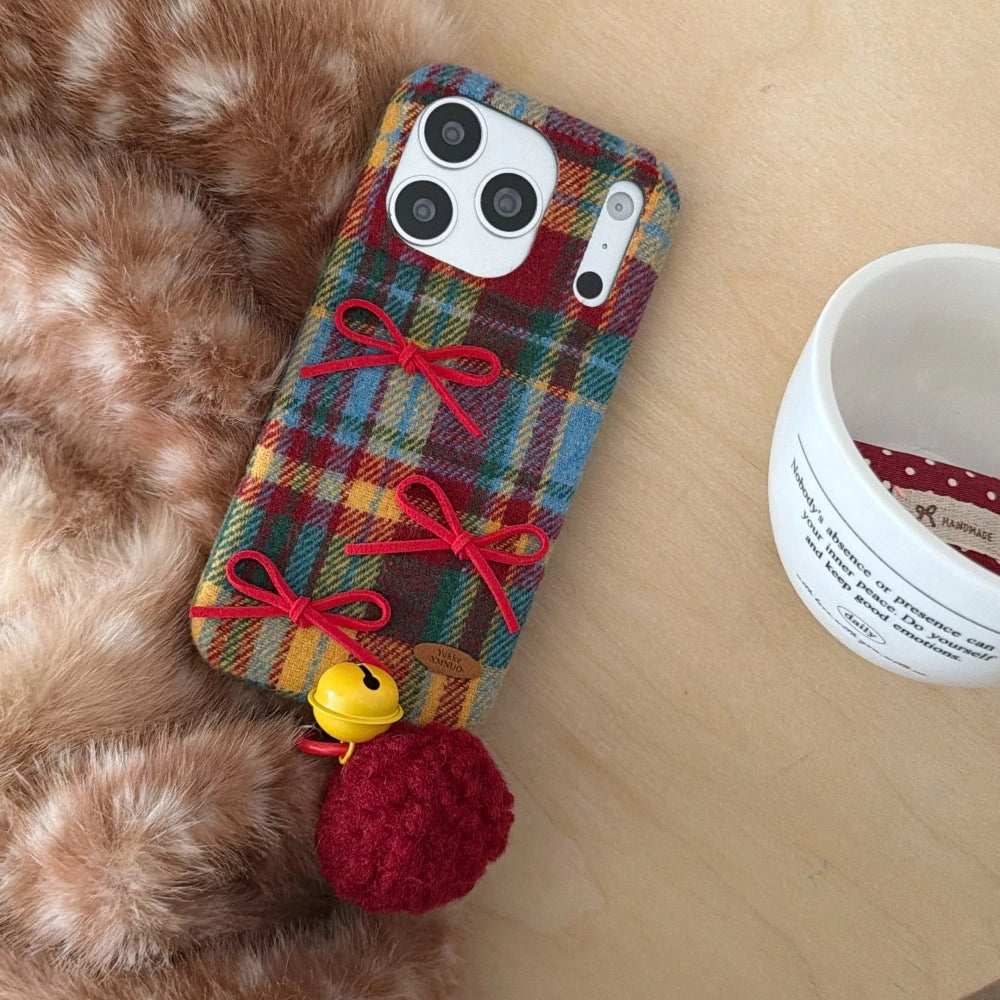 Scottish Wool Bow Phone Case - TRLab Shop