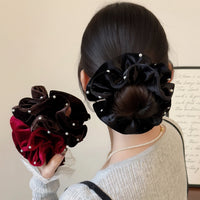 Pearls Scattered Starlight Wavy Hem Scrunchie - TRLab Shop