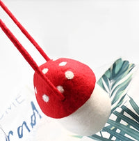 Felted Mushroom Crossbody Bag