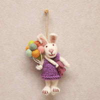 Felted Rabbits Charm