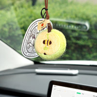 Felted Halfed Apple Charm