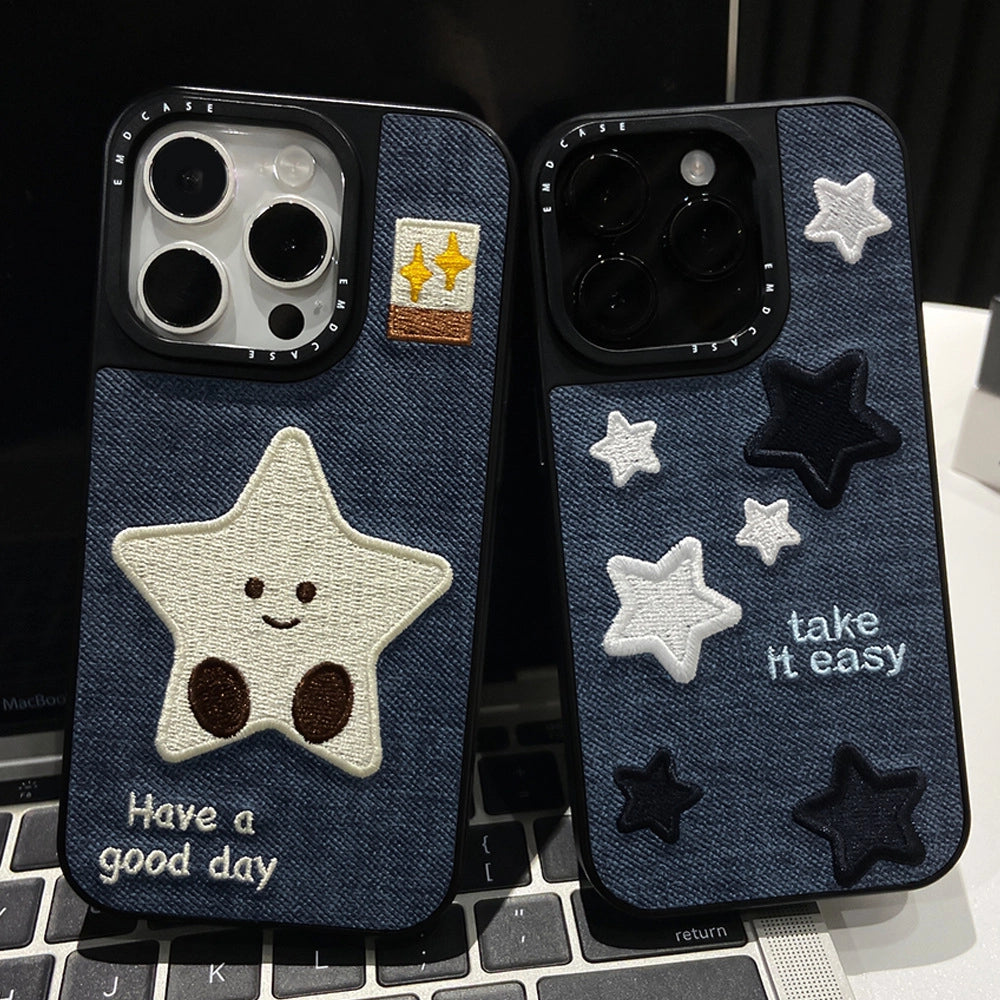 Embroidered Star Phone Case - TRLab Shop