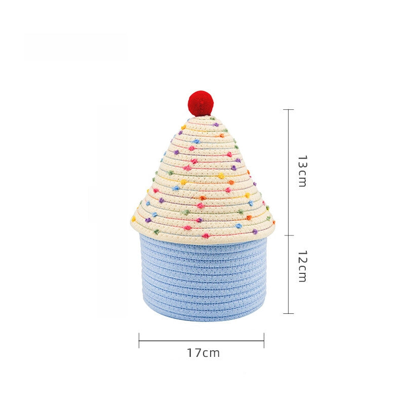 Fairytale Town Woven Rope Storage Basket - TRLab Shop