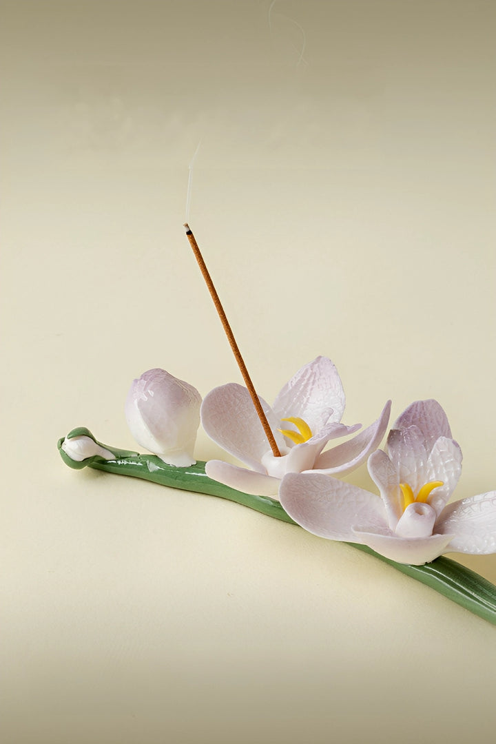 Handcrafted Magnolia Incense Holder