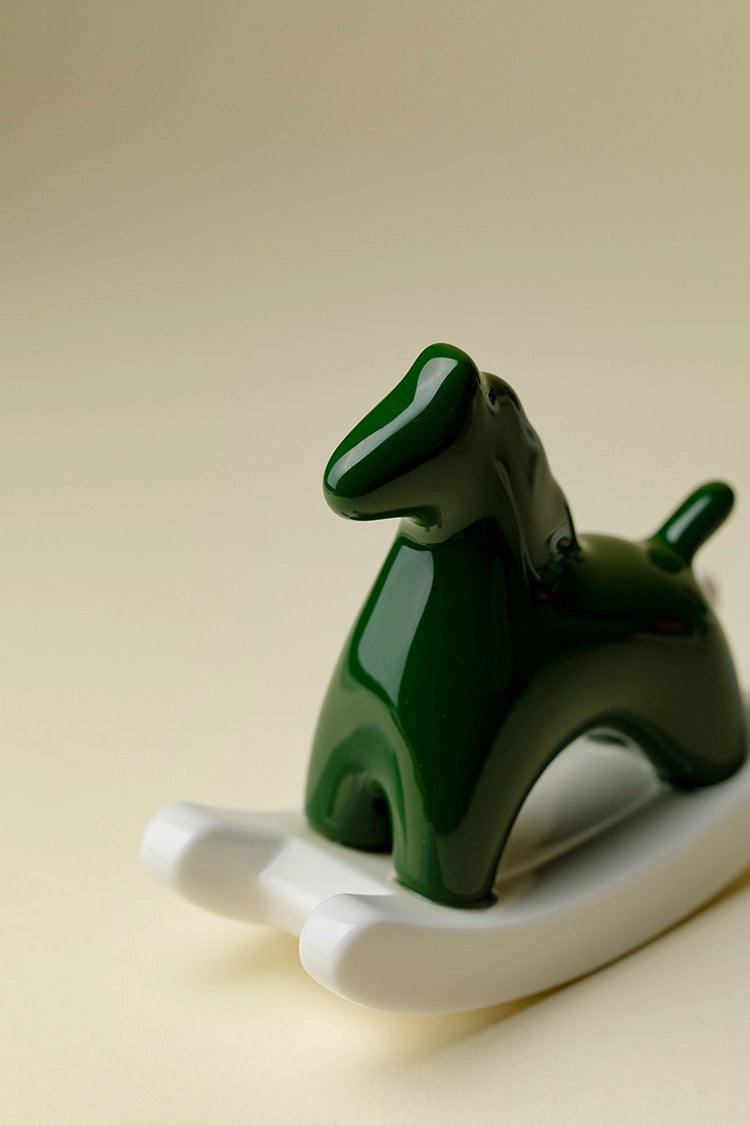Ceramic Rocking Horse Ornament