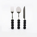 Cream-Textured Stainless Steel Cutlery Set - TRLab Shop