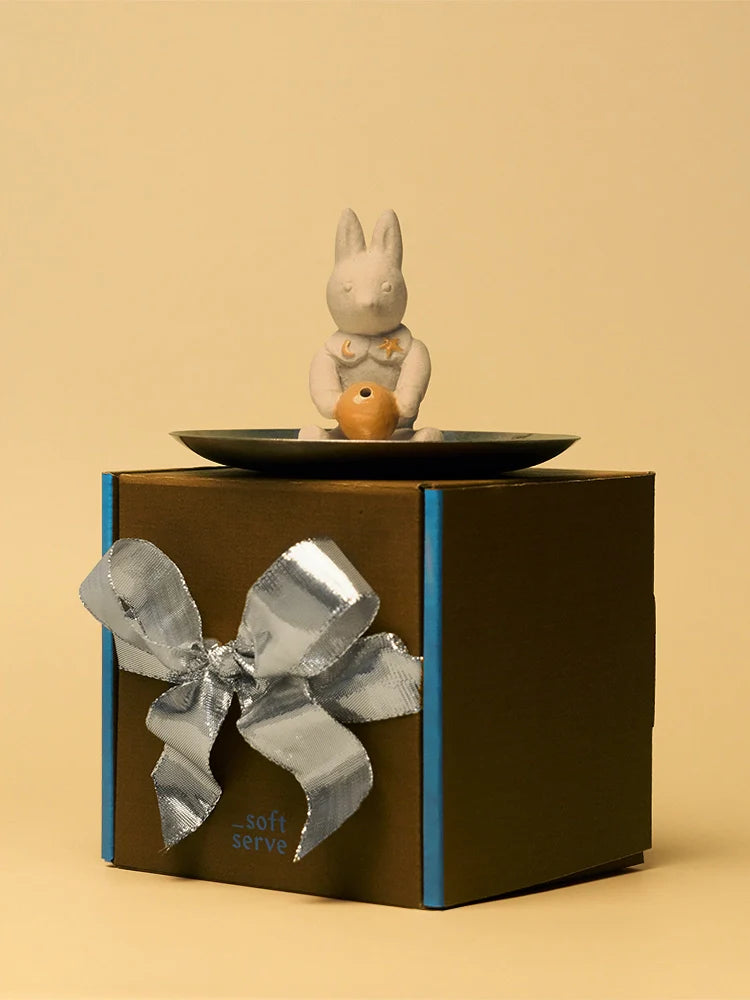 Moon Rabbit Ceramic Incense Holder - TRLab Shop