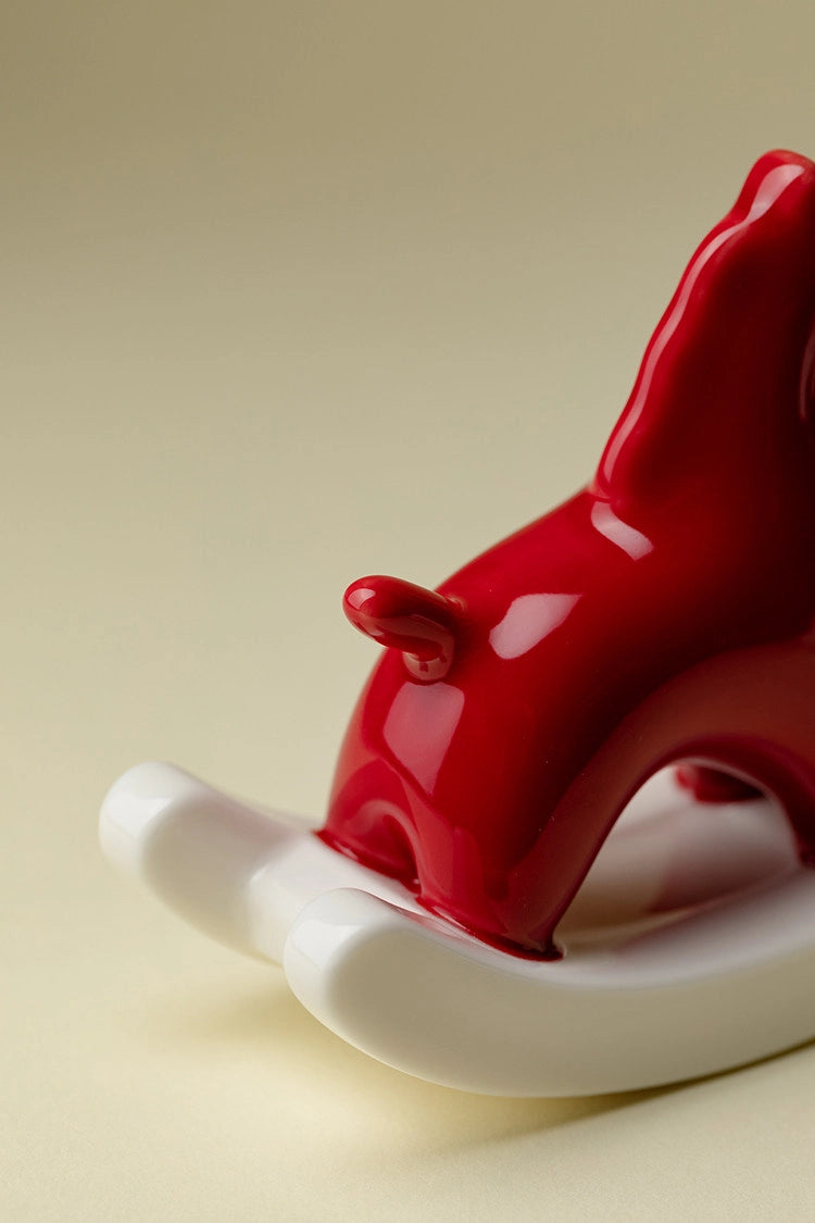 Ceramic Rocking Horse Ornament