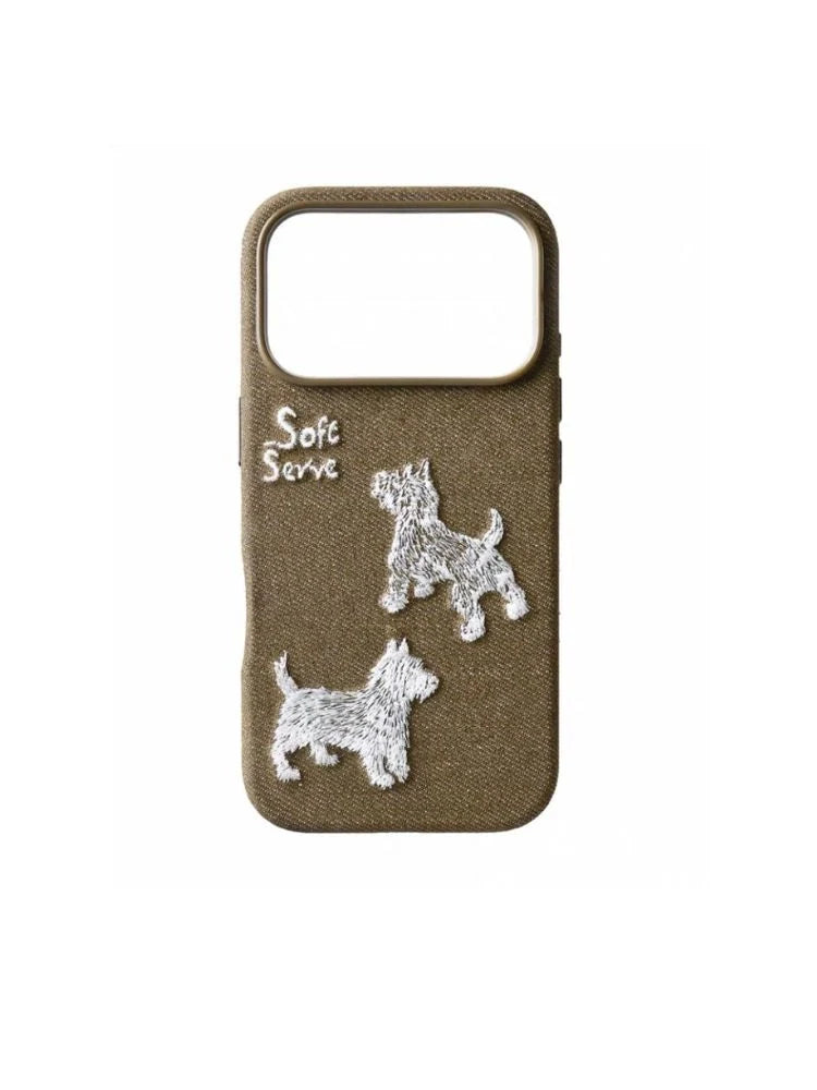 Embroidered Puppy MagSafe Case - TRLab Shop