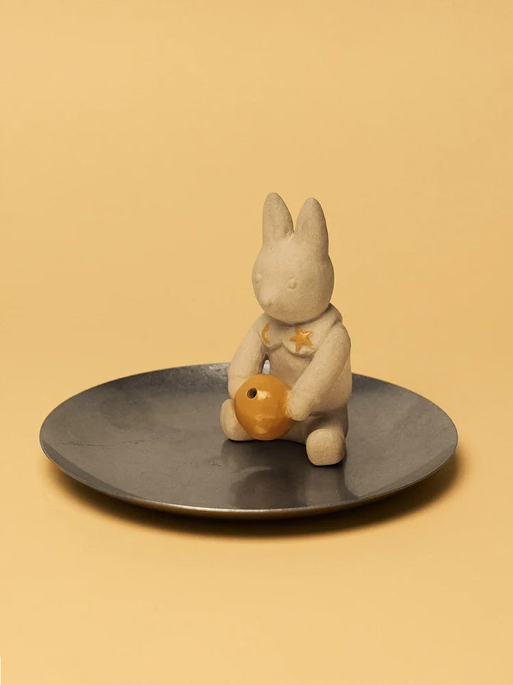 Moon Rabbit Ceramic Incense Holder - TRLab Shop