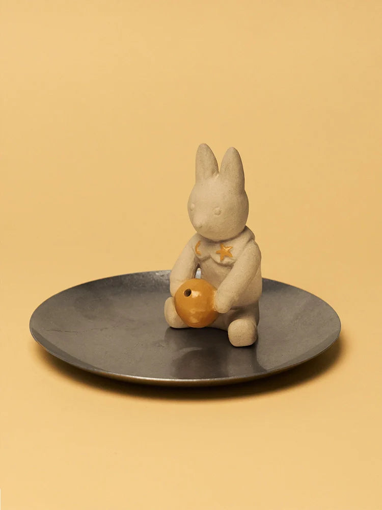 Moon Rabbit Ceramic Incense Holder - TRLab Shop