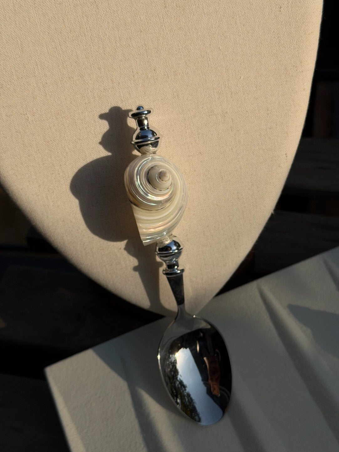 Moonlight Pearl Conch Stainless Steel Spoon & Fork - TRLab Shop