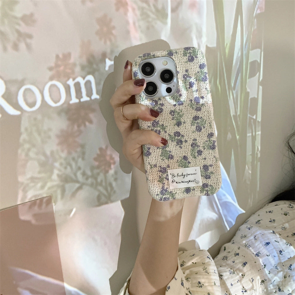 Flax Purple Floral Phone Case - TRLab Shop