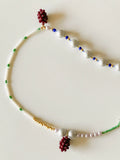Sorbet Grapes Beaded Necklace - TRLab Shop