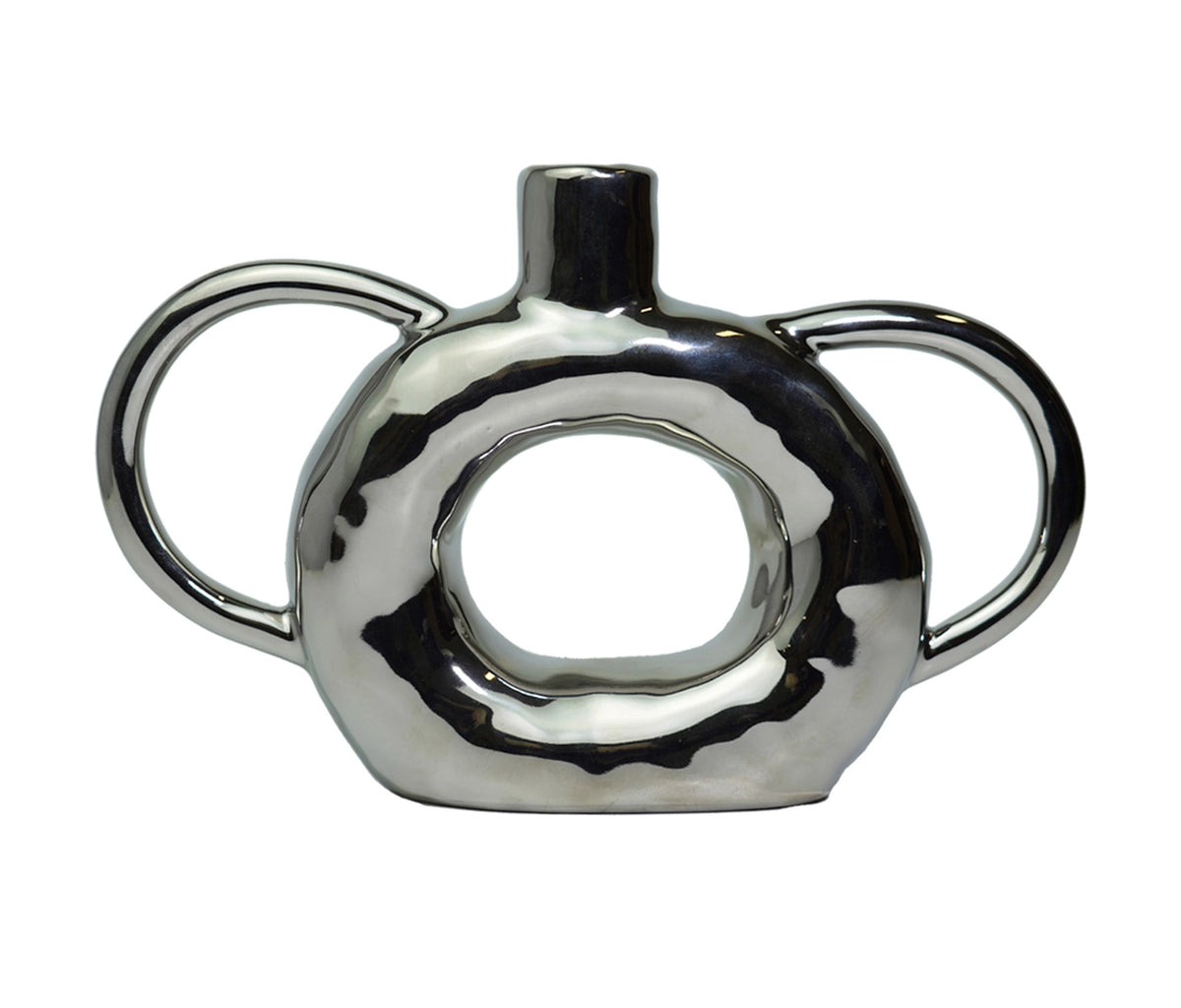 Ceramic Donut Twin-Handled Vase - TRLab Shop