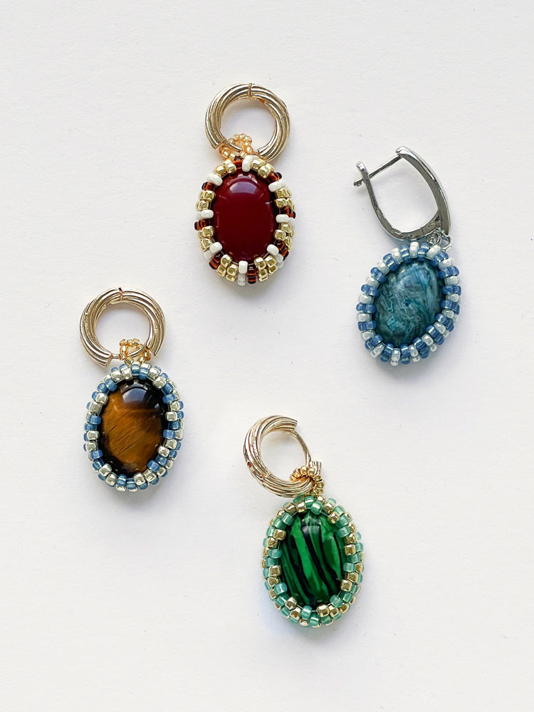 Magic Stone Beaded Earrings - TRLab Shop