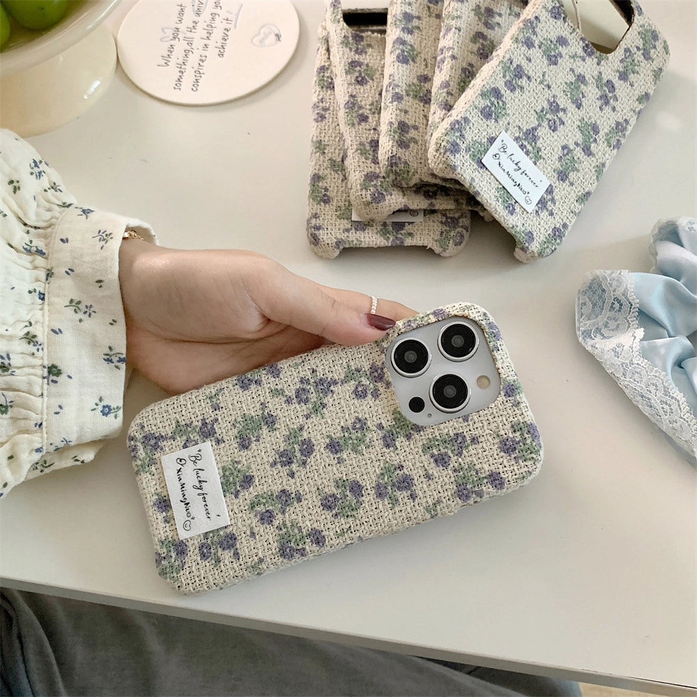 Flax Purple Floral Phone Case - TRLab Shop