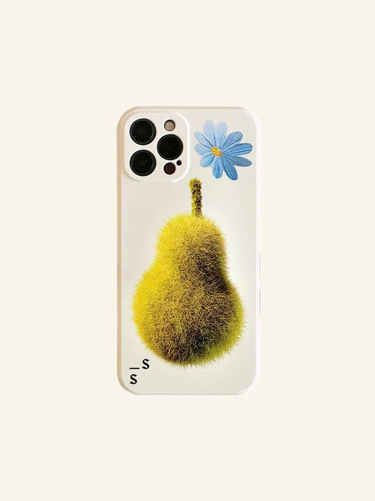 Fuzzy Pear Phone Case - TRLab Shop