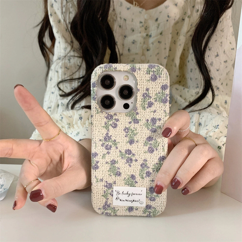 Flax Purple Floral Phone Case - TRLab Shop