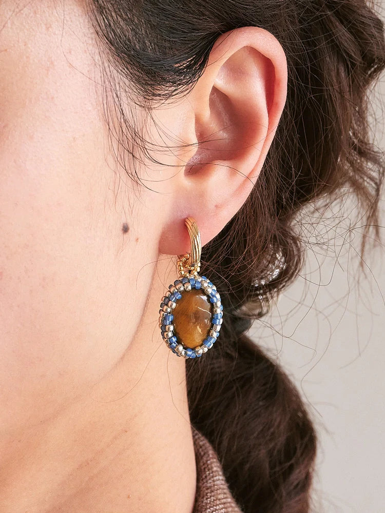 Magic Stone Beaded Earrings - TRLab Shop