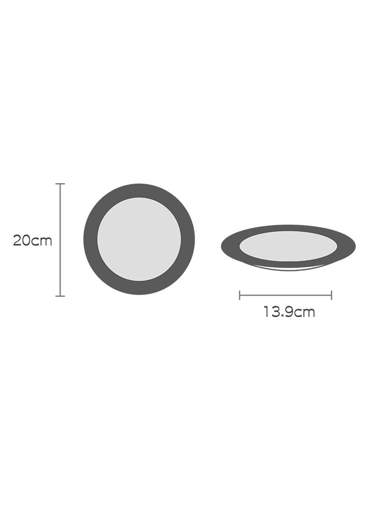 Crayon Stars Bamboo Fiber Plate