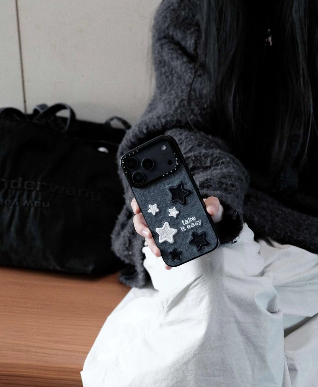 Embroidered Star Phone Case - TRLab Shop