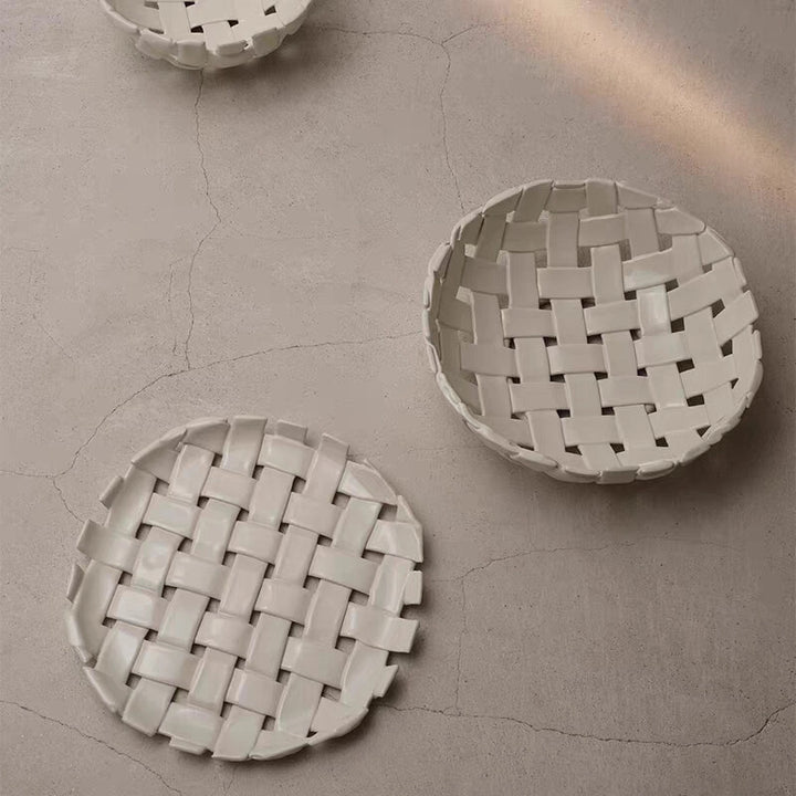 Woven Ceramic Plate