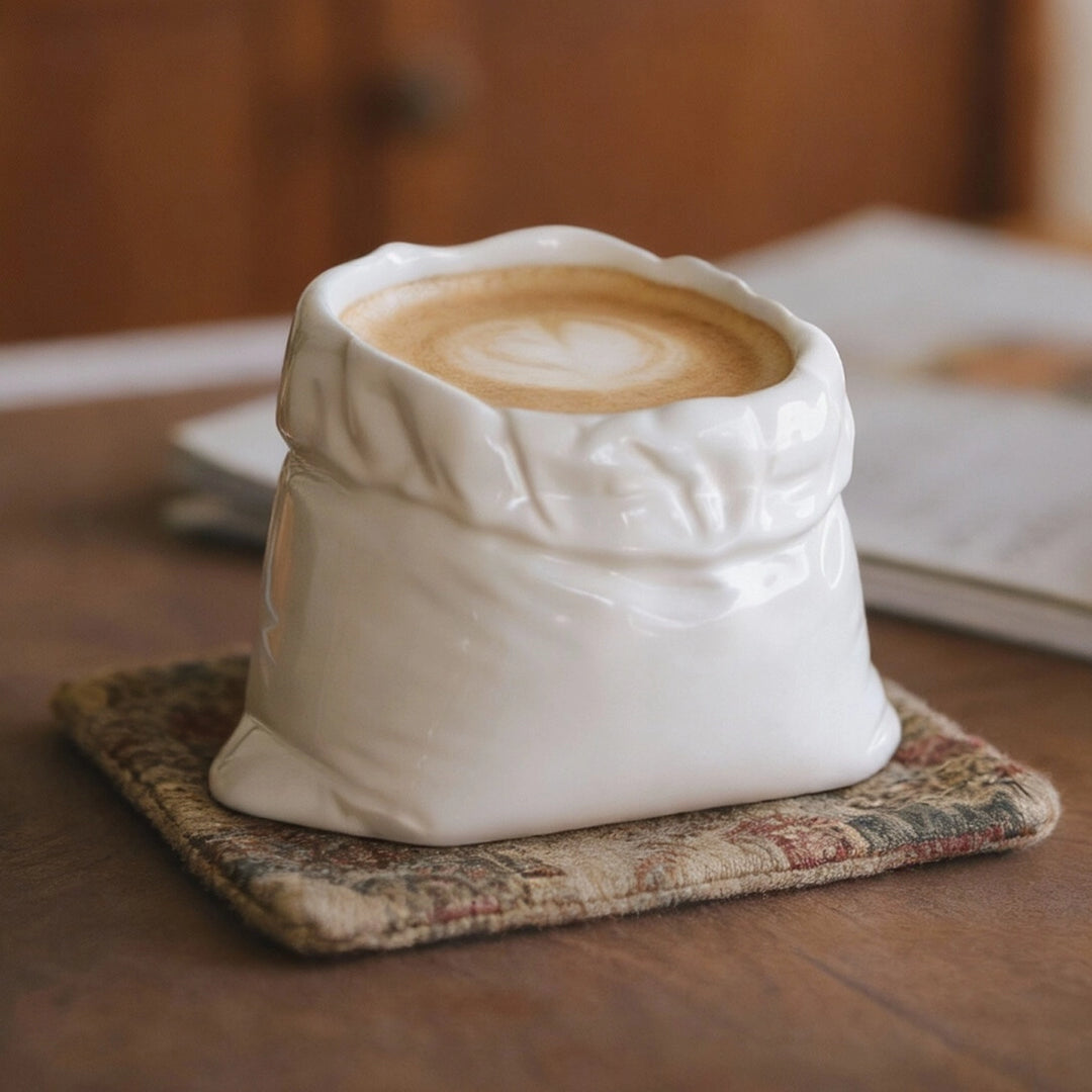 Ceramic Burlap Cup