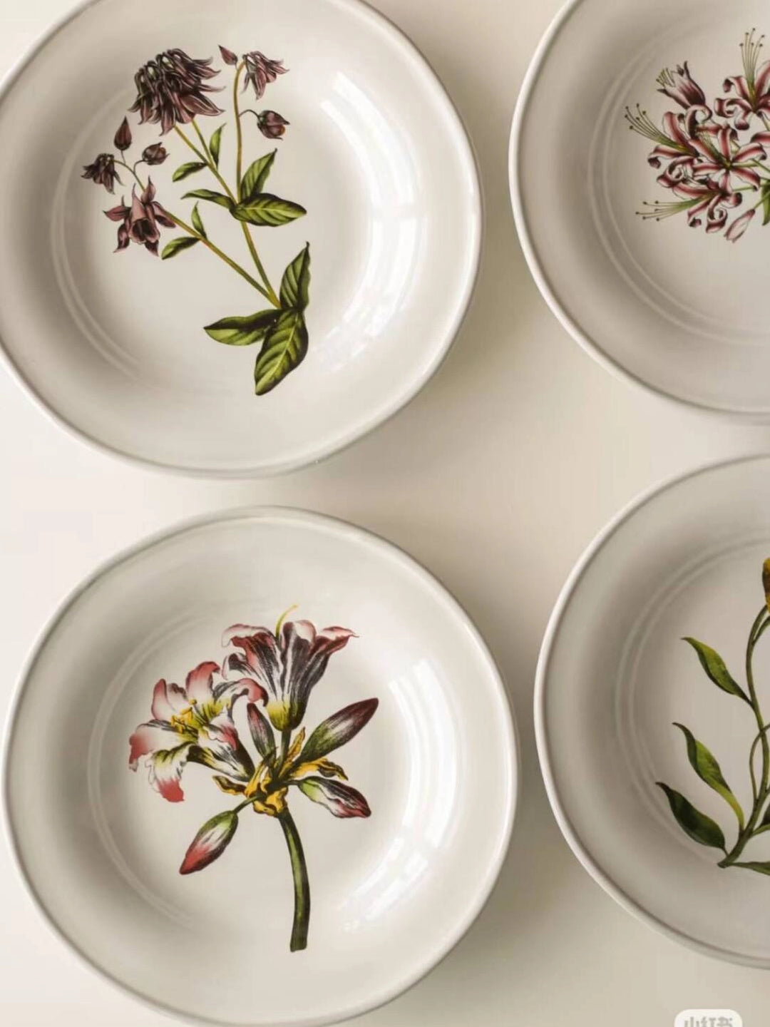 Floral Ceramic Plate