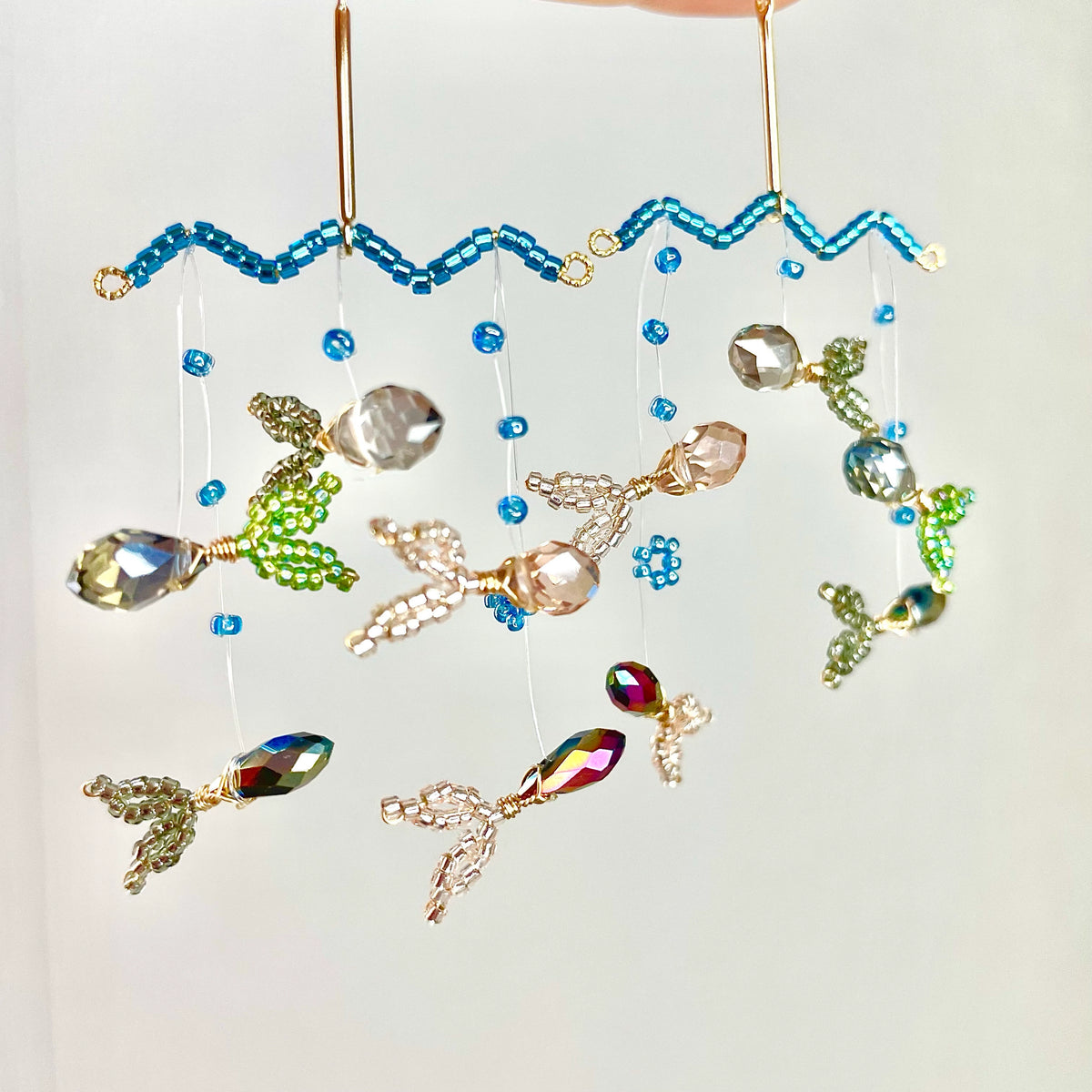 Minimalist-Style Underwater Fish Earrings