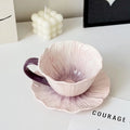 Floral Ceramic Cup & Saucer Set - TRLab Shop