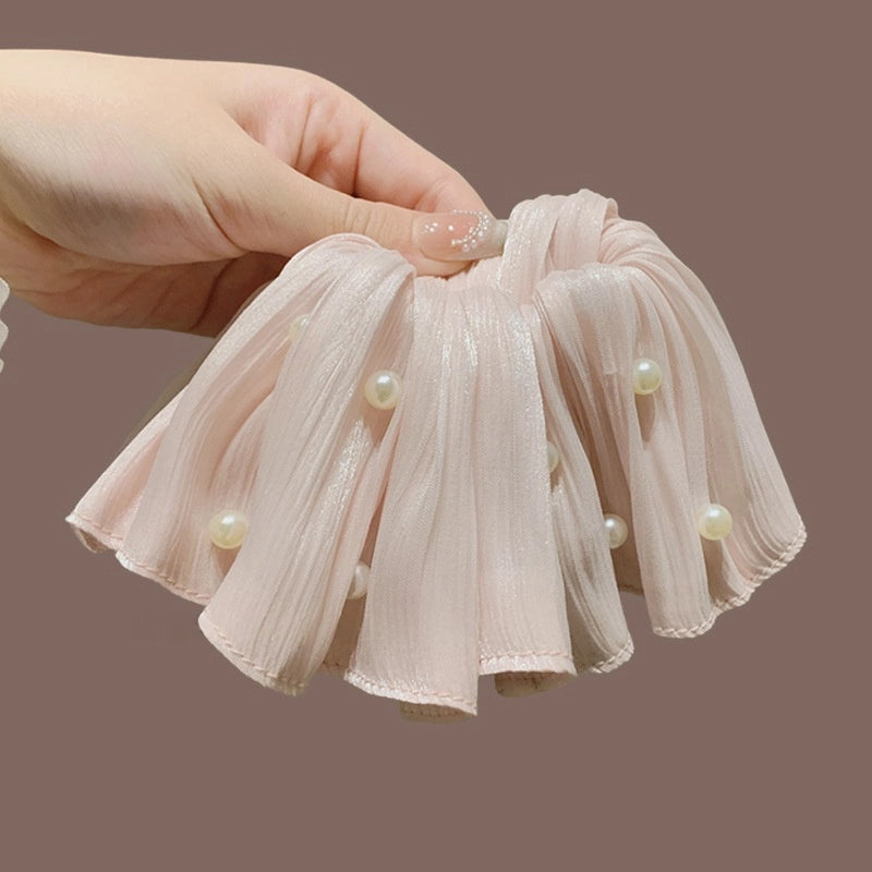 Gentle Gossamer Wavy Hem Scrunchie - TRLab Shop