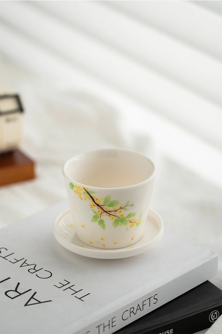 Osmanthus & Persimmons Ceramic Tumbler