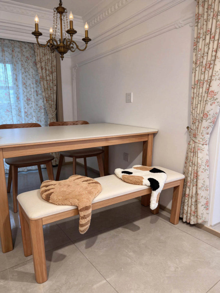 Cat Patterns Flocked Seat Cushion