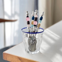 Monet Oil Paintings Beads Stainless Steel Spoon & Fork