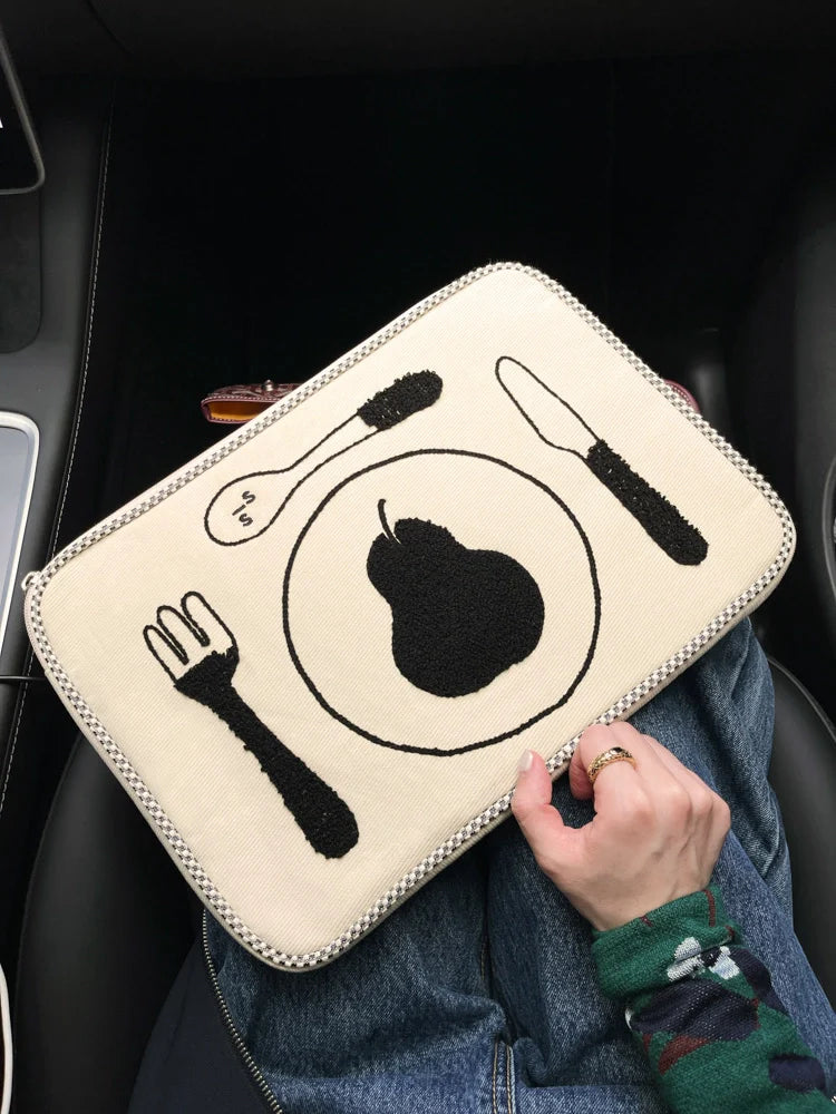 Pear Placemat Laptop Messenger Bag - TRLab Shop