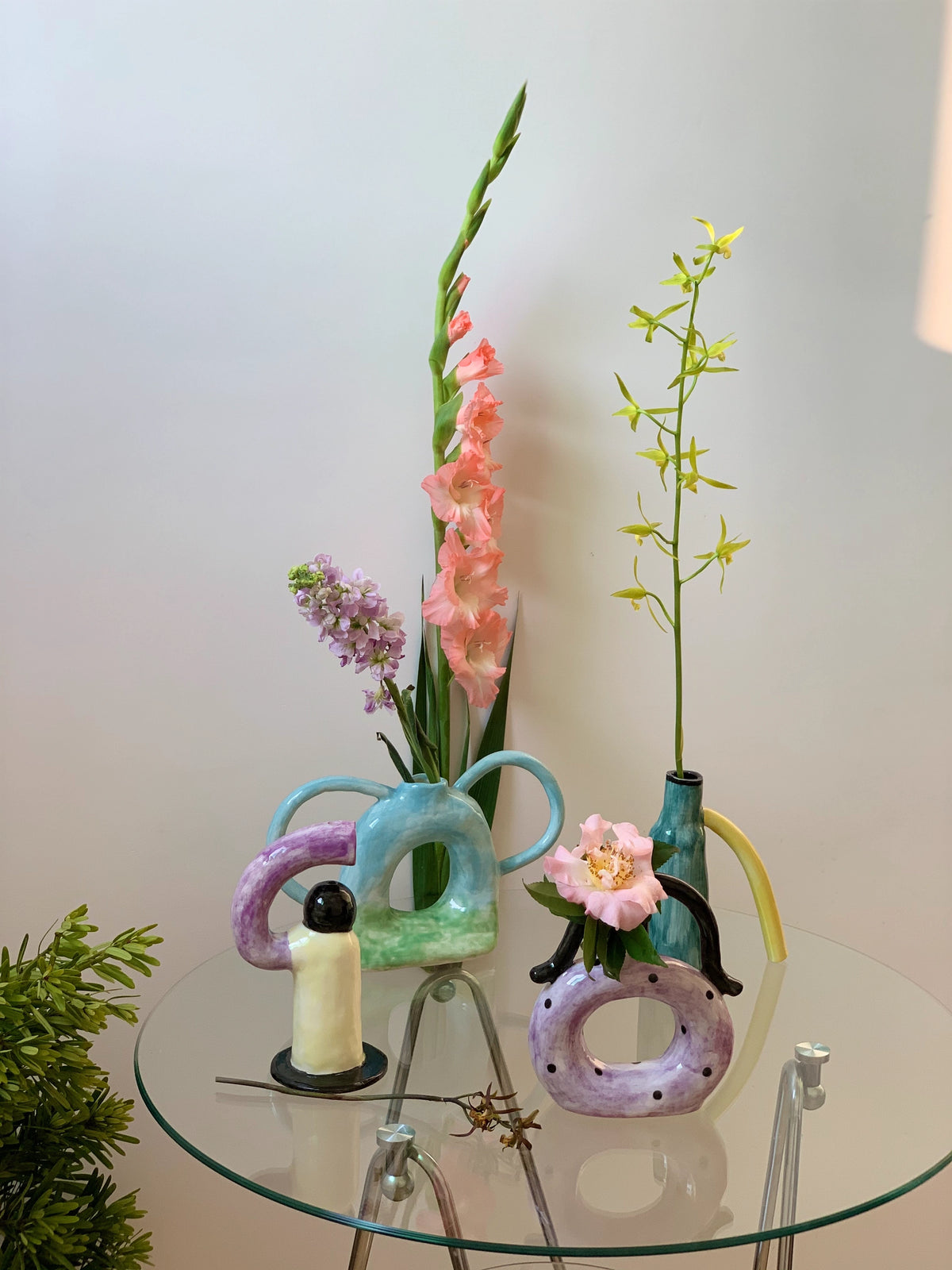 Ceramic Donut Twin-Handled Vase - TRLab Shop