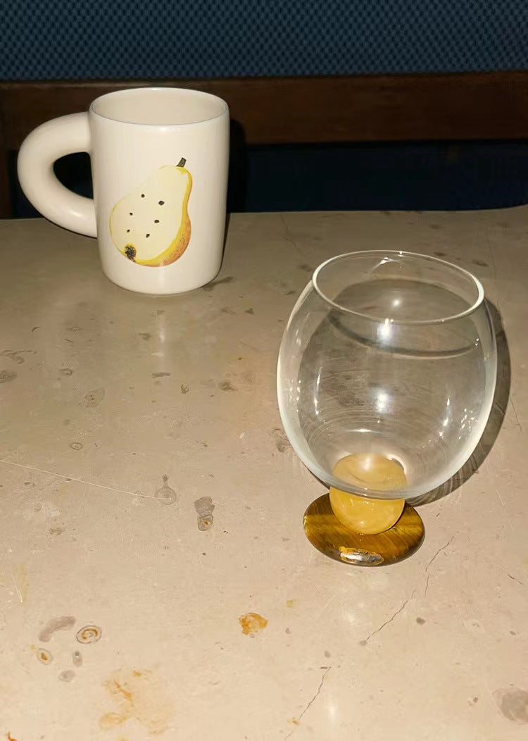 Halved Pear Macaroni Mug